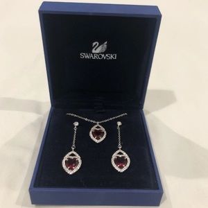 Swarovski Crystal Earrings & Necklace